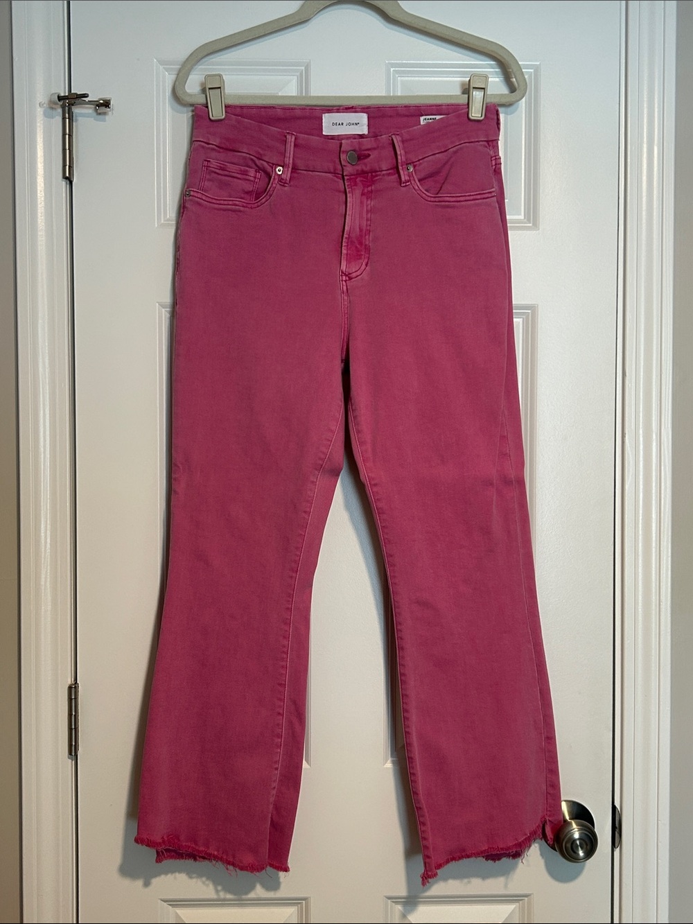 Dear John Raspberry Pink Wide Leg Jeans Women's Size 29